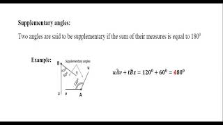 Recorded Session 3 - Grade 6 ( Complementary and Supplementary Angles)