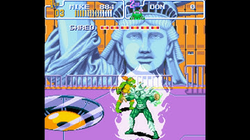 Teenage Mutant Ninja Turtles IV - Turtles in Time (SNES) Technodrome The final shell-shock