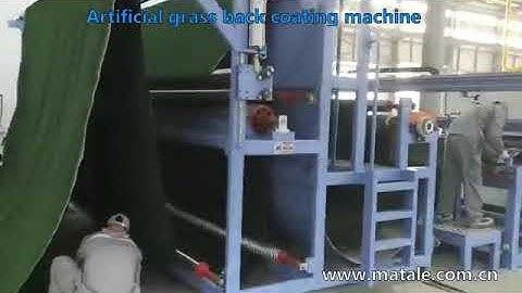 artificial turf back coating machine