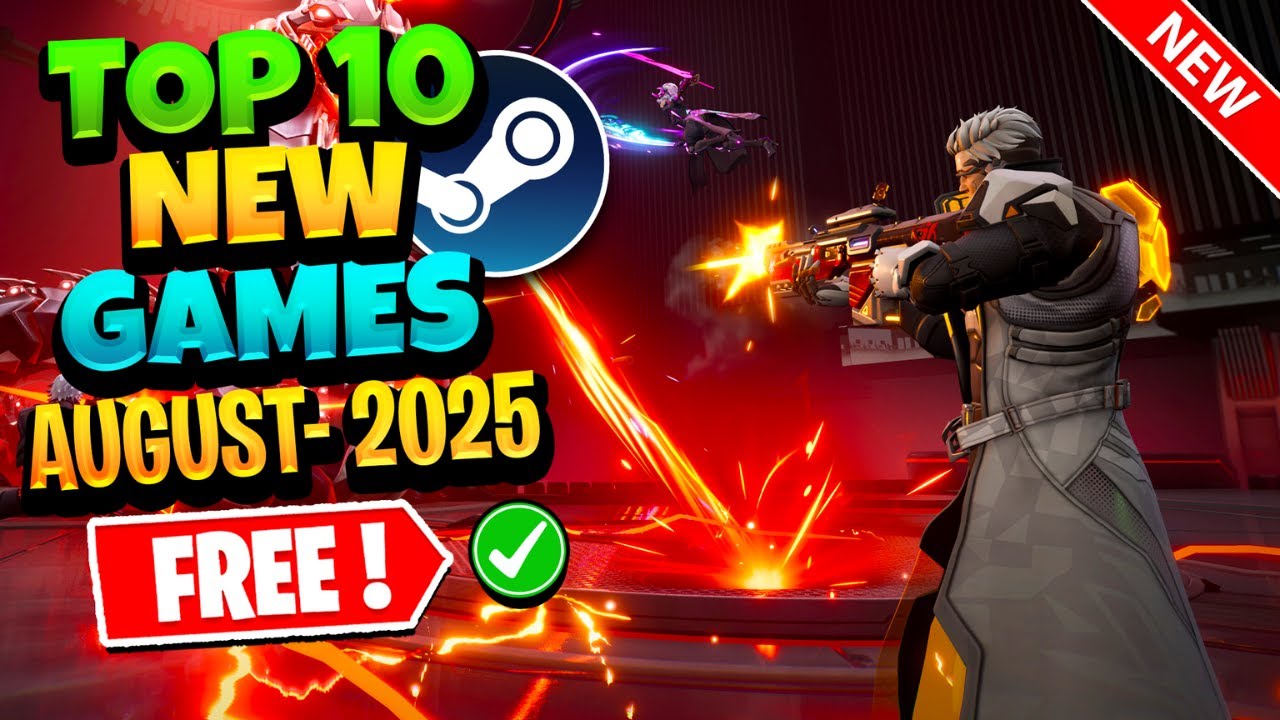 TOP 10 NEW FREE Steam Games to Play! (August 2025) - YouTube