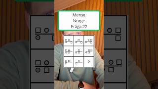 Mensa Norge Fråga 22 - #mensa #norge #iq #iqtest #prov
