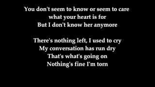 One Direction - Torn - With Lyrics
