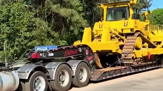 CAT D9T Dozer Heading to the Job Site | Heavy Equipment in Action