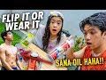 FLIP IT OR WEAR IT CHALLENGE!! (Sana Oil) | Ranz and Niana