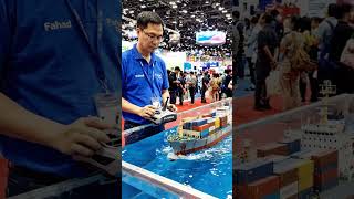 Massive RC Container Ship! 🚢 Giant Scale Model Na #fahadrctoyz #ytshorts #gaming #rc #shortsfeed