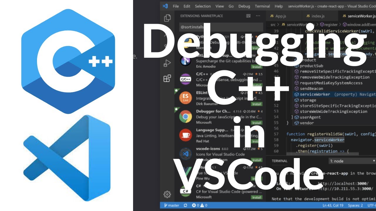 Step 1 - Create project with C++ application and print to debug console