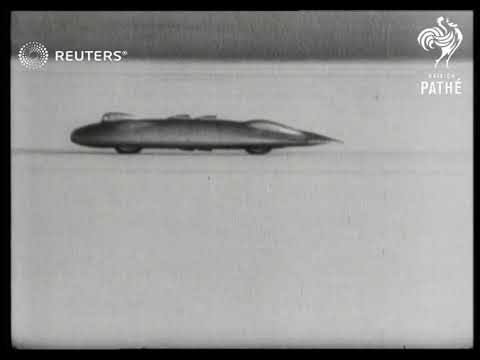 John Cobb breaks world's land speed record (1939) - YouTube
