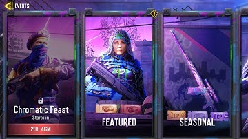*Free* Season 3 Free Chromatic Feast All Rewards + Featured Rewards + Seasonal Rewards Codm 2023