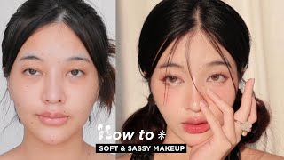 SOFT & SASSY MAKEUP แต่งหน้าหวานแต่แซ่บมากกกกก *no sponsored* | mildnitha