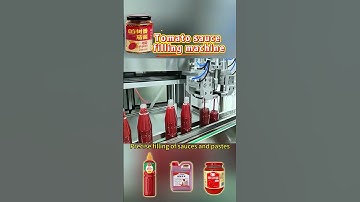 Tomato Sauce Filling Machine | Sauce Filling Machines | Filling Line #factoryproducts #machine