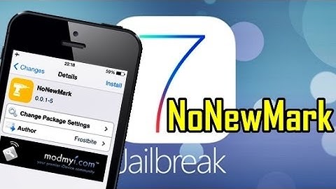NoNewMark - iOS 7 Jailbreak Cydia Tweak