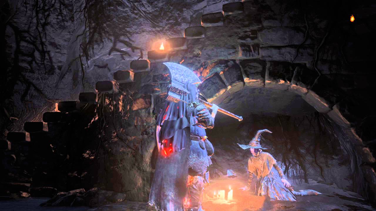 Karla. Firelink Shrine (witch, dark pyromancy & sorceries teacher