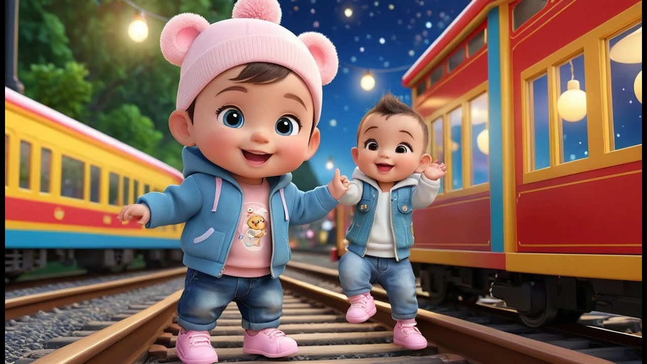 Choo Choo Train New Year Ride | Fun Action & Learning Video for Toddlers