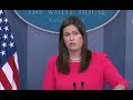 Sarah Huckabee Sanders May 17, 2018  White House Press Briefing