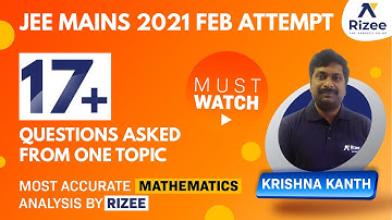 JEE 2021: Feb Exam : Definite Integrals Most Accurate Analysis |17+ Questions From One Topic | Rizee