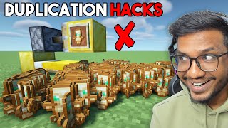 Testing Impossible Duplication Hacks In Minecraft