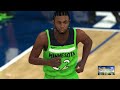 NBA 2K20 Sim Season Golden State Warriors (5-0) vs Minnesota Timberwolves (2-1)