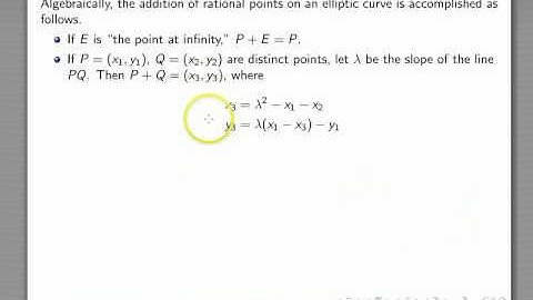 elliptic curve addition