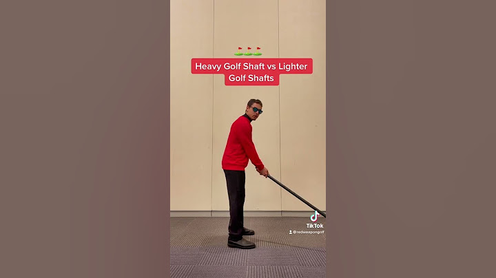 Heavy golf shafts vs light golf shafts PART 1🔥⛳️