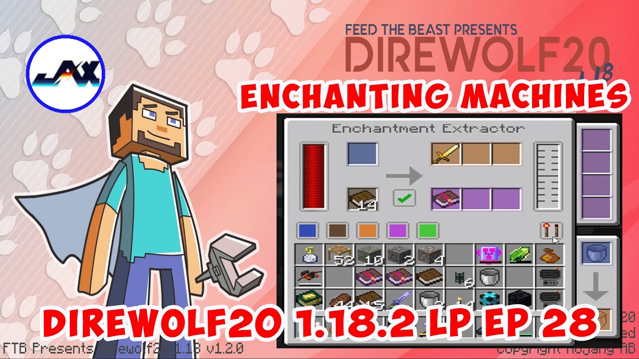 🔥 ⚔  MODDED Minecraft DW  LP 1.18.2  | Ep: 28 | Industrial Foregoing ENCHANTMENT Machines ⚔ 💯