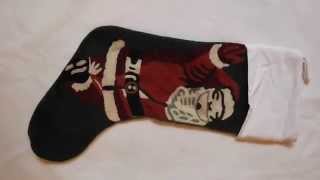 Crewel Embroidered Stocking