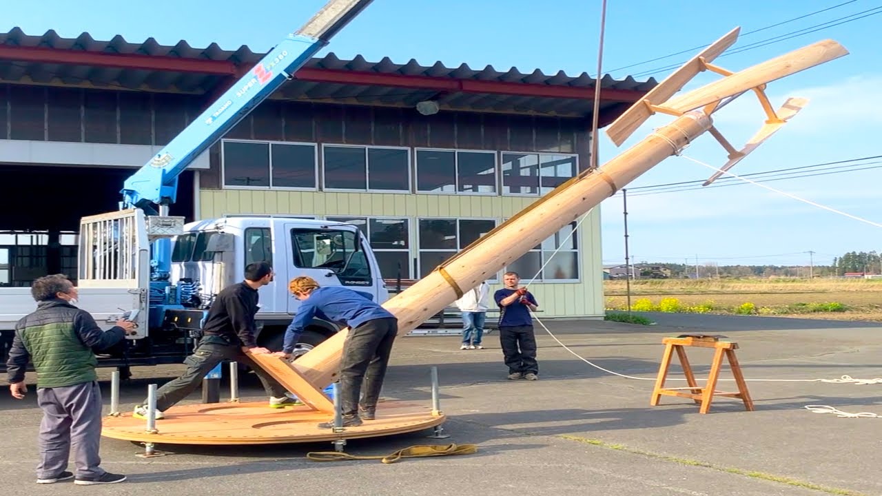 Play: Building a wooden vertical-axis wind turbine