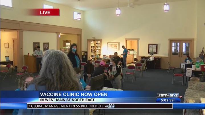 AHN Saint Vincent holds Covid-19 vaccine clinic at North East Community at First Presbyterian Church