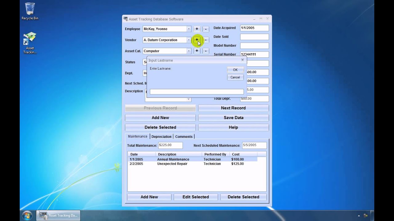 how to use asset tracking database software asset tracking database