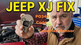 Jeep XJ 4.0 Camshaft Sensor Replacement P0340 Check Engine Light Code