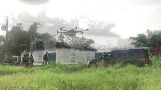 Joyance agricultural sprayer drones workig well in banana crops in Ghana screenshot 2