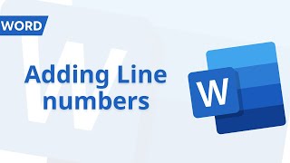 Word  Tutorial | Adding Line numbers
