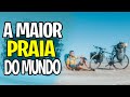 Travessia da Praia do Cassino de Bicicleta - A maior praia do mundo