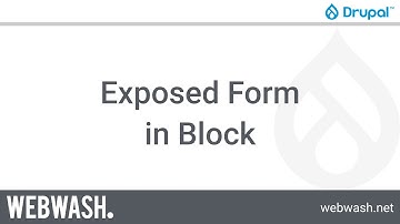Getting Started with Views, 5.4 - Exposed Form in Block
