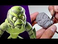 Sculpting The CREATURE FROM THE BLACK LAGOON! (Timelapse) Polymer Clay Tutorial | Ace of Clay