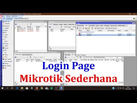 Konfigurasi Login Page Mikrotik HAP Lite Secara Mudah dan Sederhana