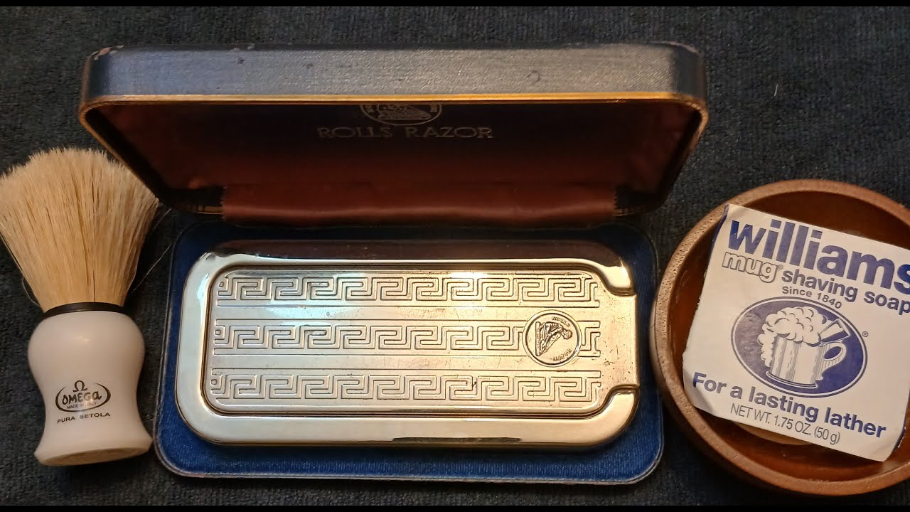 1935 Rolls Razor face and head shave - YouTube