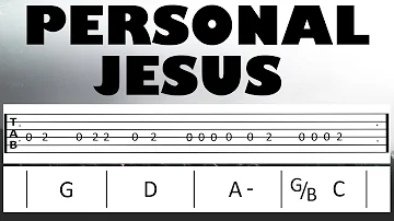 PERSONAL JESUS cover (Guitar Tab )