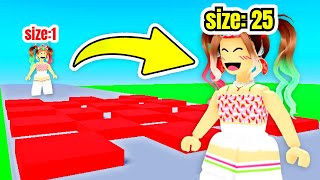 Roblox Obby, BUT you can CHANGE SIZES!
