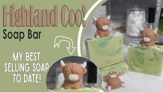 The making of Highland Coo Soap!  My fastest selling soap bar ever!!!