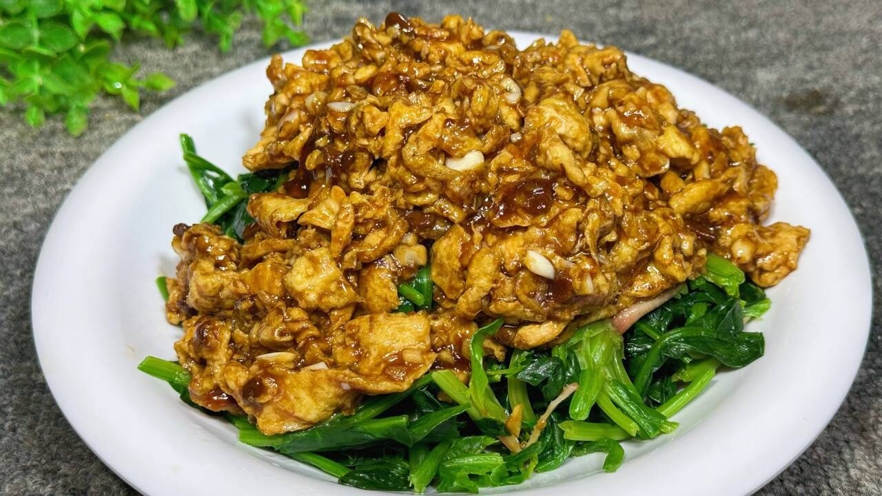 春天一定要多吃菠菜！教你神仙級做法，營養又美味，大人小孩都愛吃#like #food #cooking #美食教程