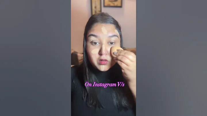 Reel vs Real! Do You agree? #makeuptutorial #makeup #beauty #beautiful #reels #love #foundation