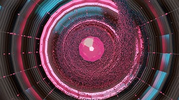 Something abstract, particles simulation 4k | Blender 2.90