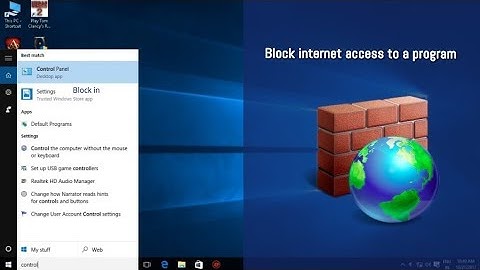 Block or Allow Applications Accessing Internet in Windows 10 Firewall |solutions 4you
