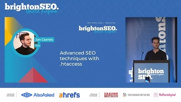 Advanced SEO techniques with .htaccess - Jan Caerels - brightonSEO April 2025