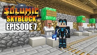 Villagers Trading Hall! | Minecraft Skyblock - Solumic Season 1  Episode 7 | GD Venus | screenshot 3