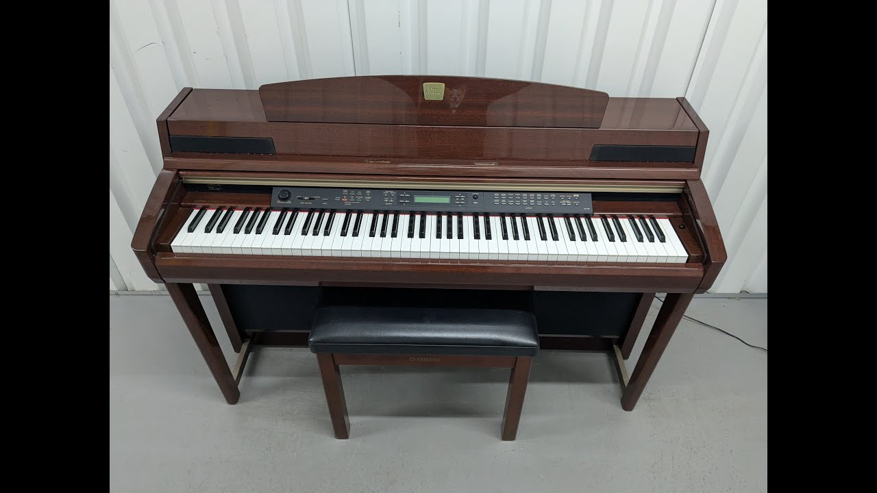 Yamaha Clavinova CLP-280 in Polished Mahogany with matching stool 
