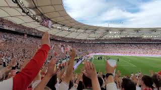VfB Stuttgart Feier der Vizemeisterschaft in der Kurve mit den Spielern❤️ #canstatterkurve #cc97