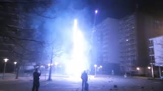 Silvester 2022/23 Leipzig Grünau 0 Uhr