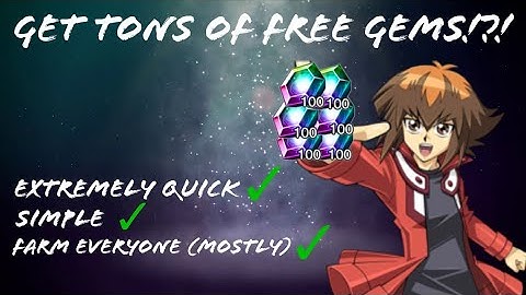 *FASTEST* GEM FARM DECK - [Yu-Gi-Oh Duel Links]