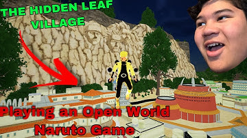 Playing an Open World Naruto Fan Game | Project Shinobi v3